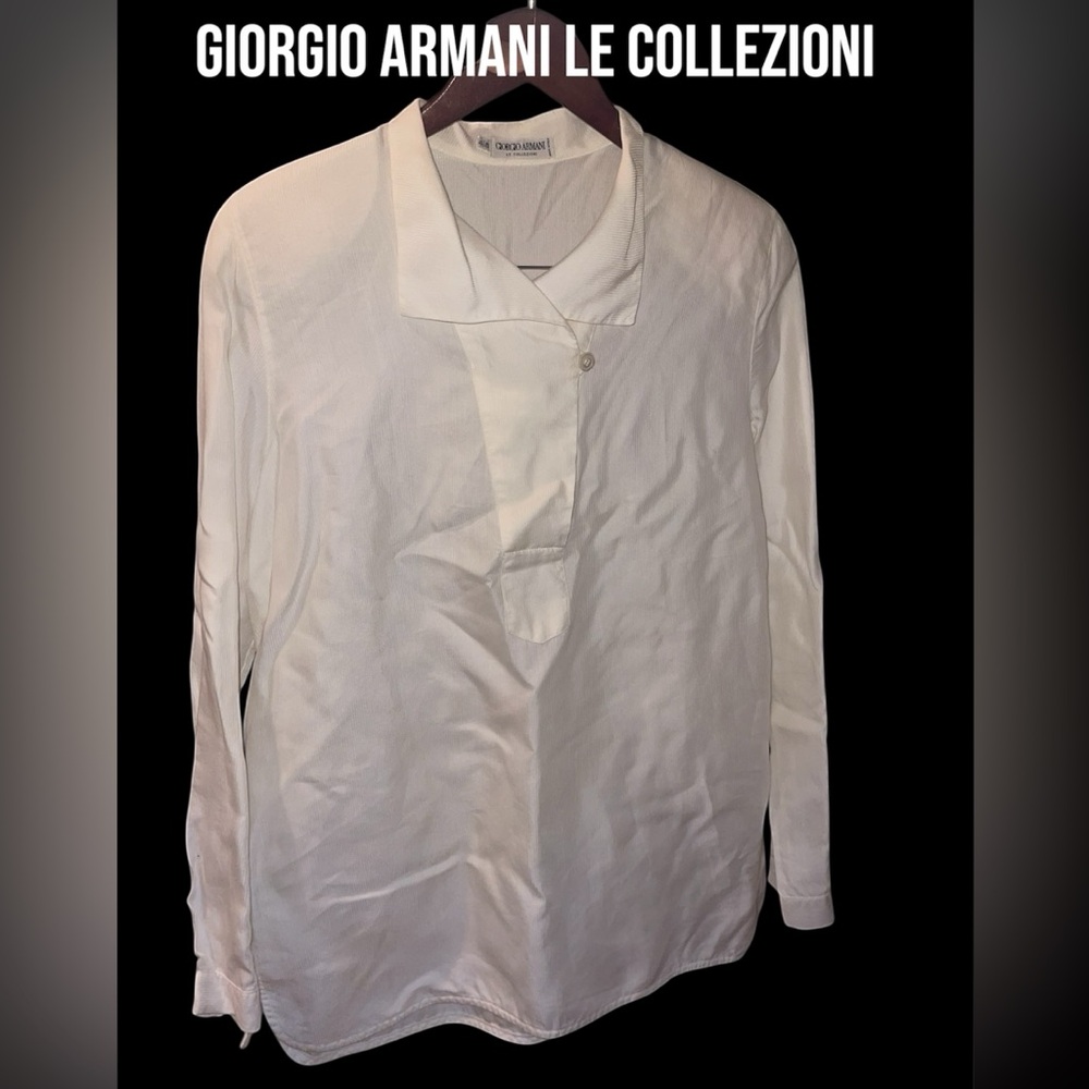 Giorgio Armani Le Collezioni white blouse size 46